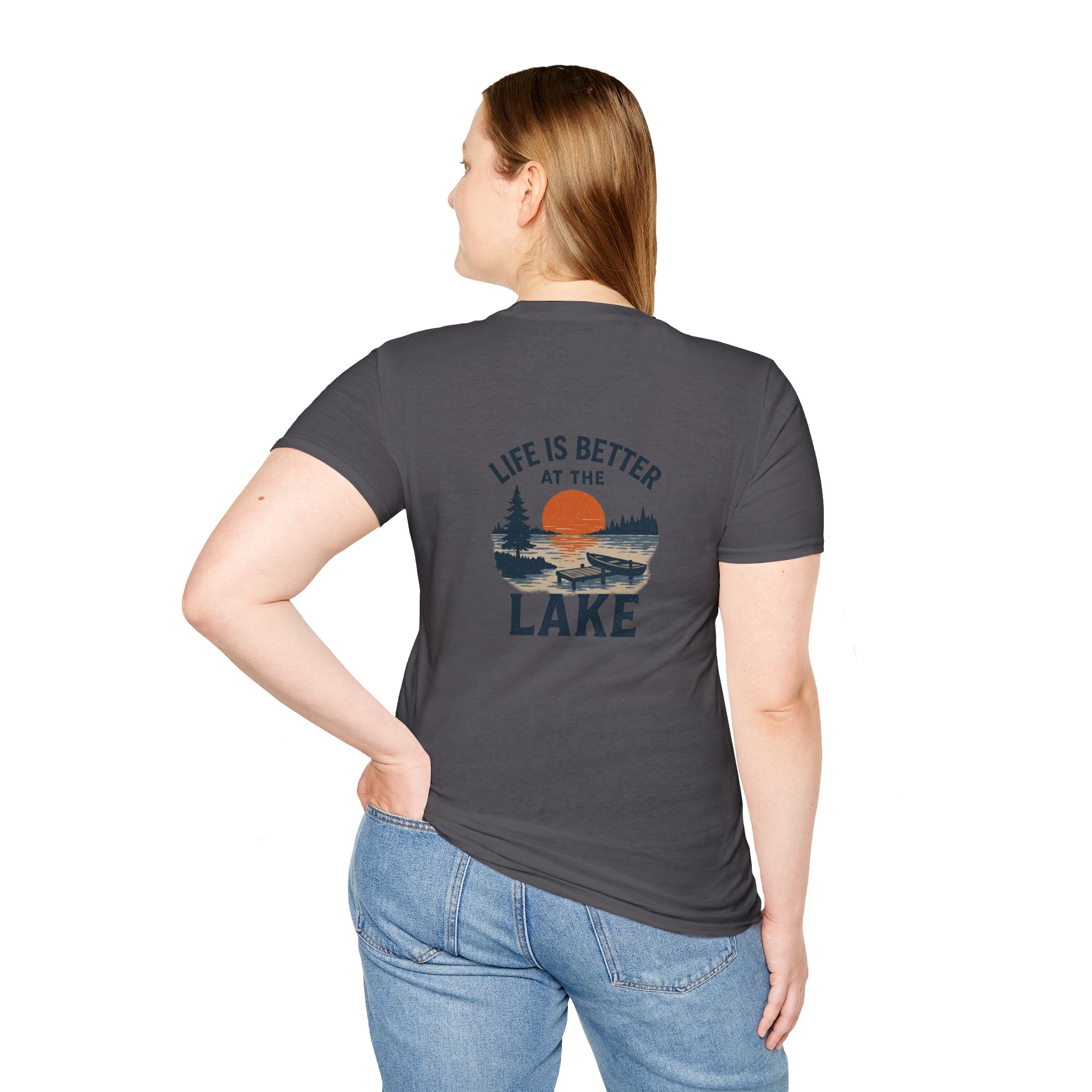 Lake T-Shirt — "Life Is Better at the Lake" Scenic Sunset Tee - Image 56