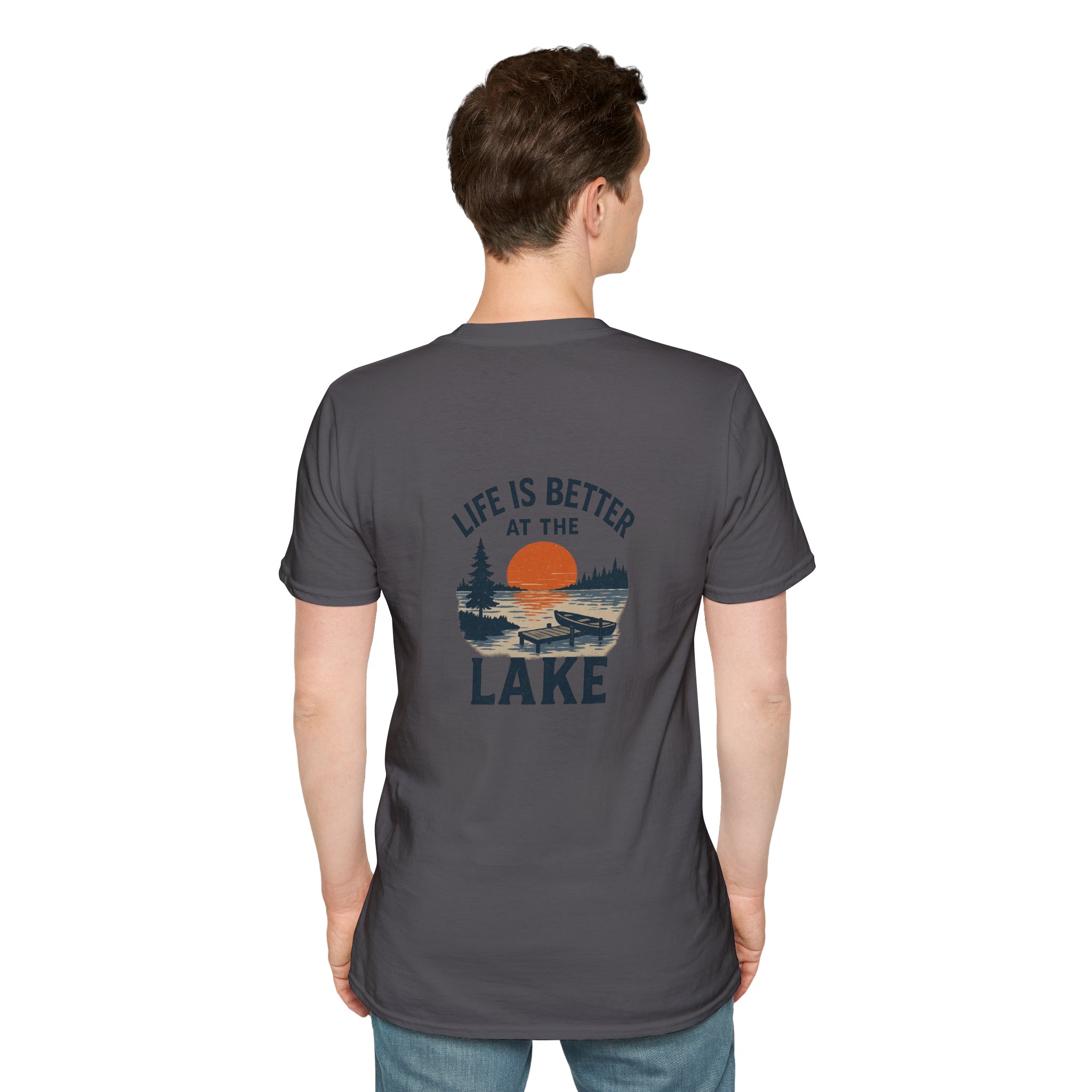 Lake T-Shirt — "Life Is Better at the Lake" Scenic Sunset Tee - Image 54