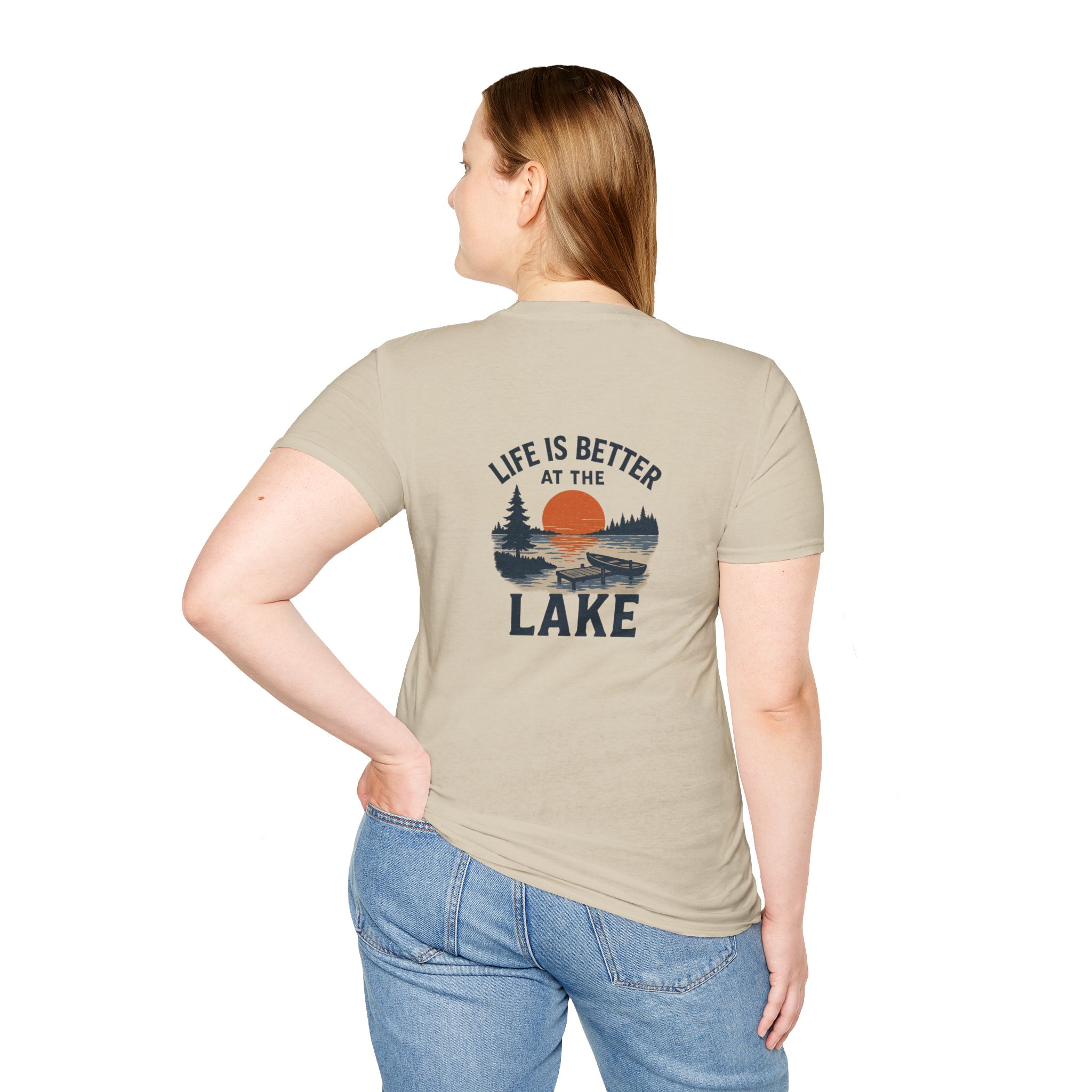 Lake T-Shirt — "Life Is Better at the Lake" Scenic Sunset Tee - Image 13
