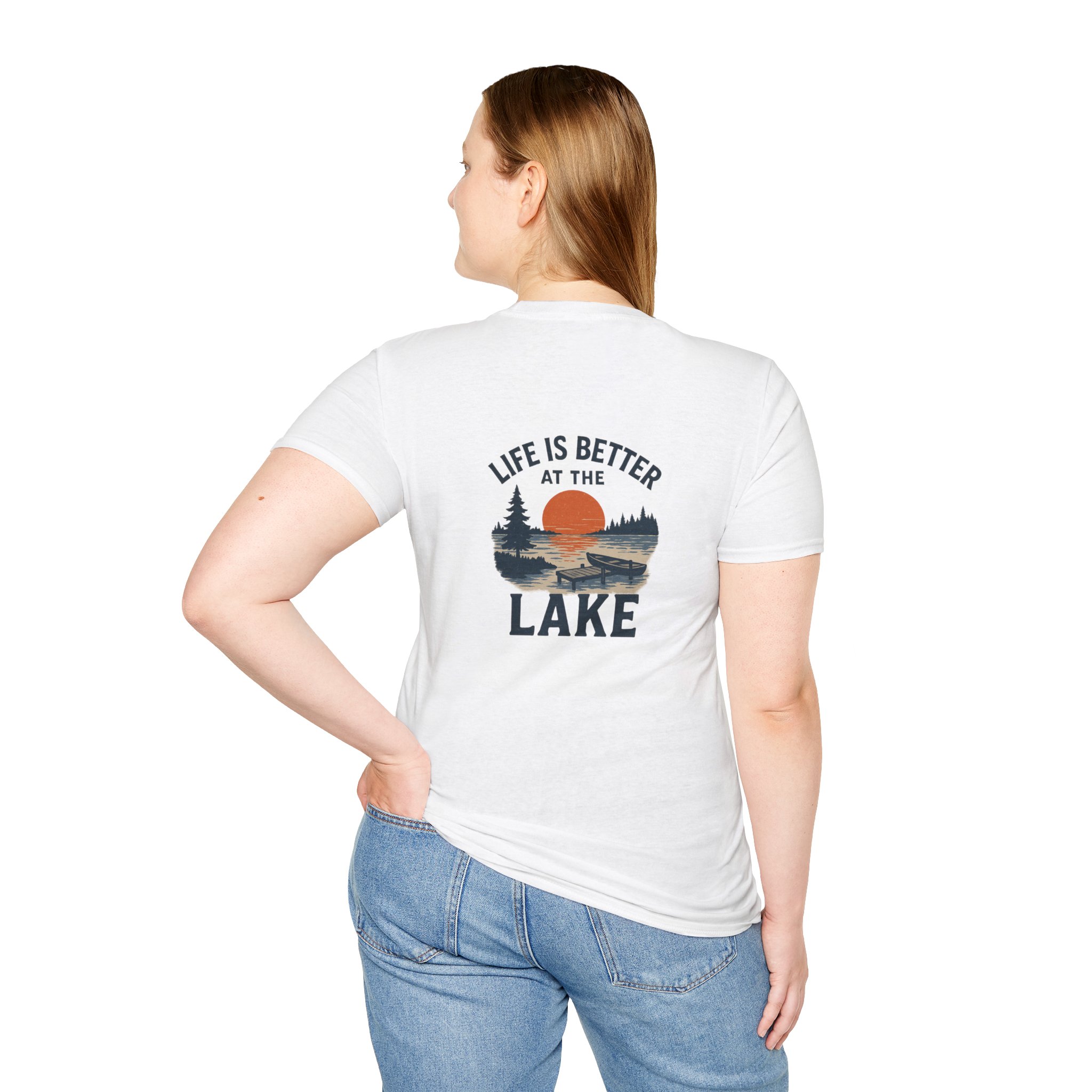 Lake T-Shirt — "Life Is Better at the Lake" Scenic Sunset Tee - Image 6