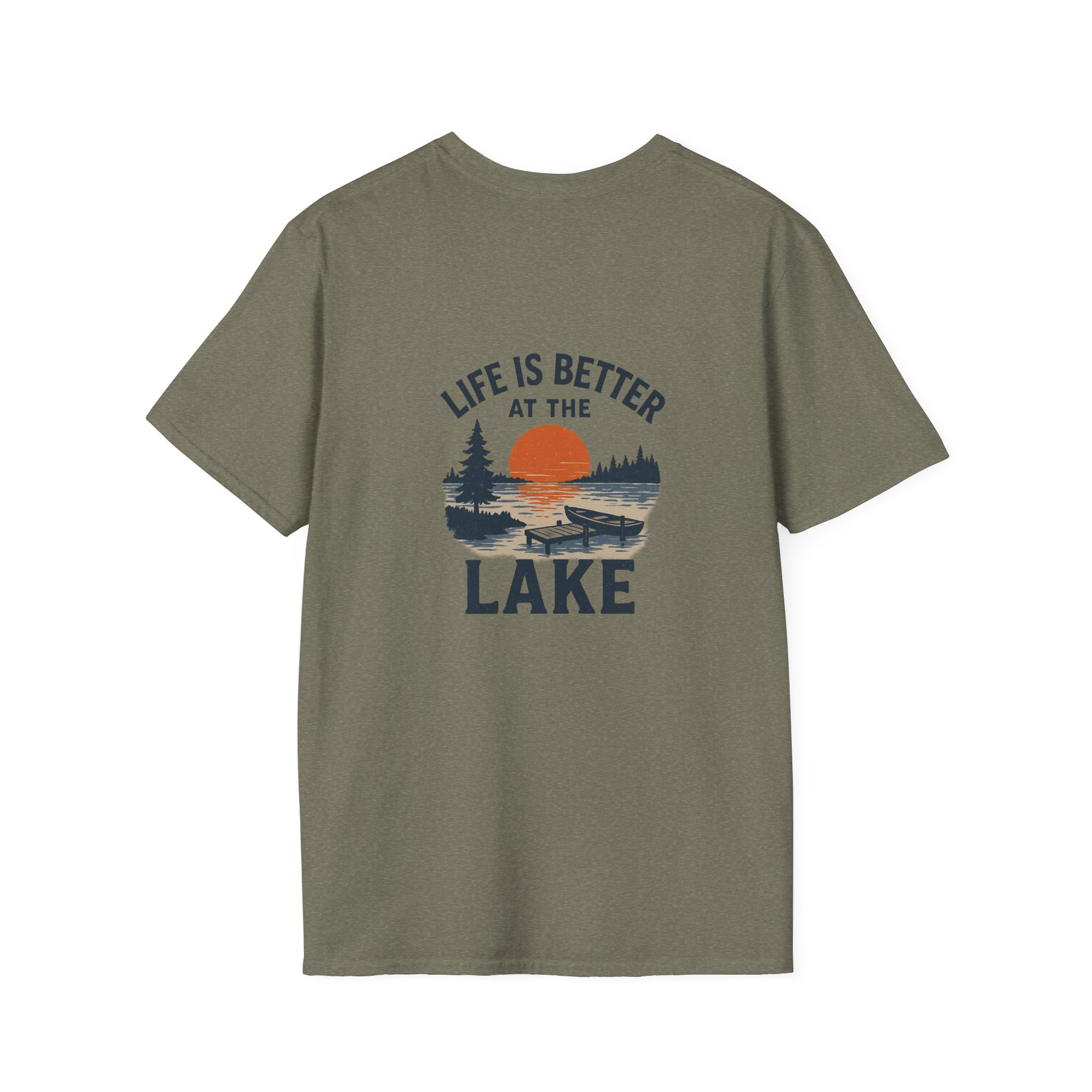 Lake T-Shirt — "Life Is Better at the Lake" Scenic Sunset Tee - Image 33