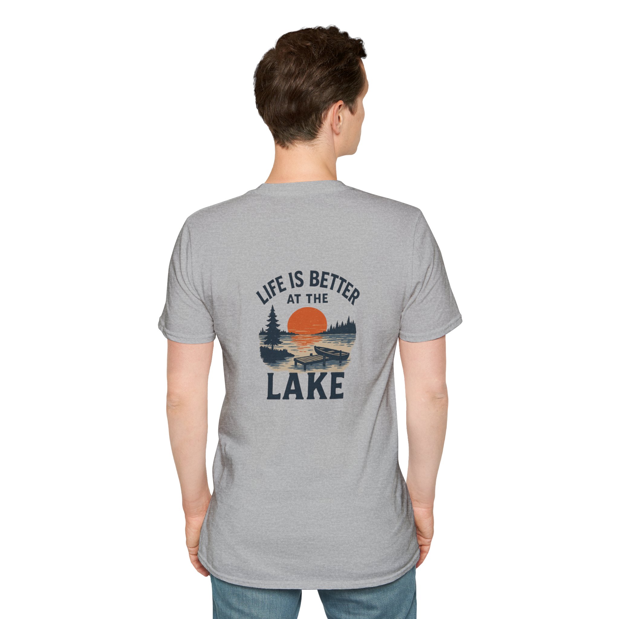 Lake T-Shirt — "Life Is Better at the Lake" Scenic Sunset Tee - Image 23