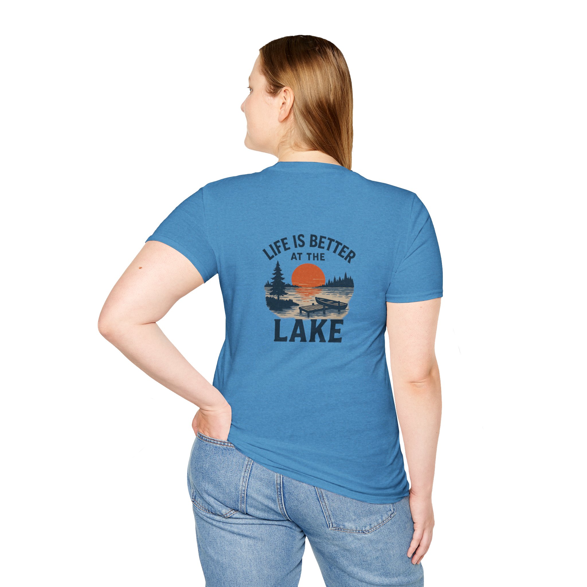 Lake T-Shirt — "Life Is Better at the Lake" Scenic Sunset Tee - Image 44