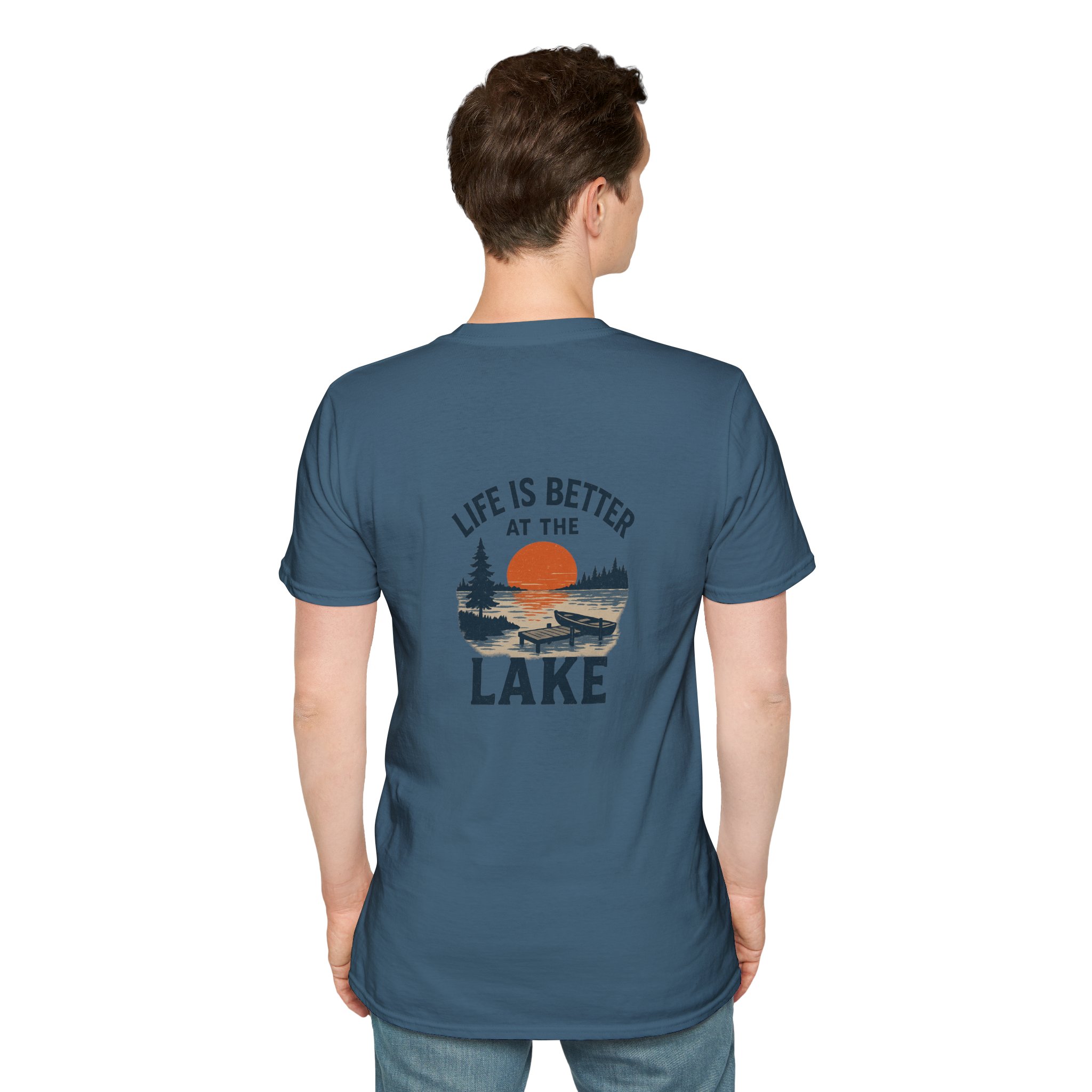 Lake T-Shirt — "Life Is Better at the Lake" Scenic Sunset Tee - Image 48