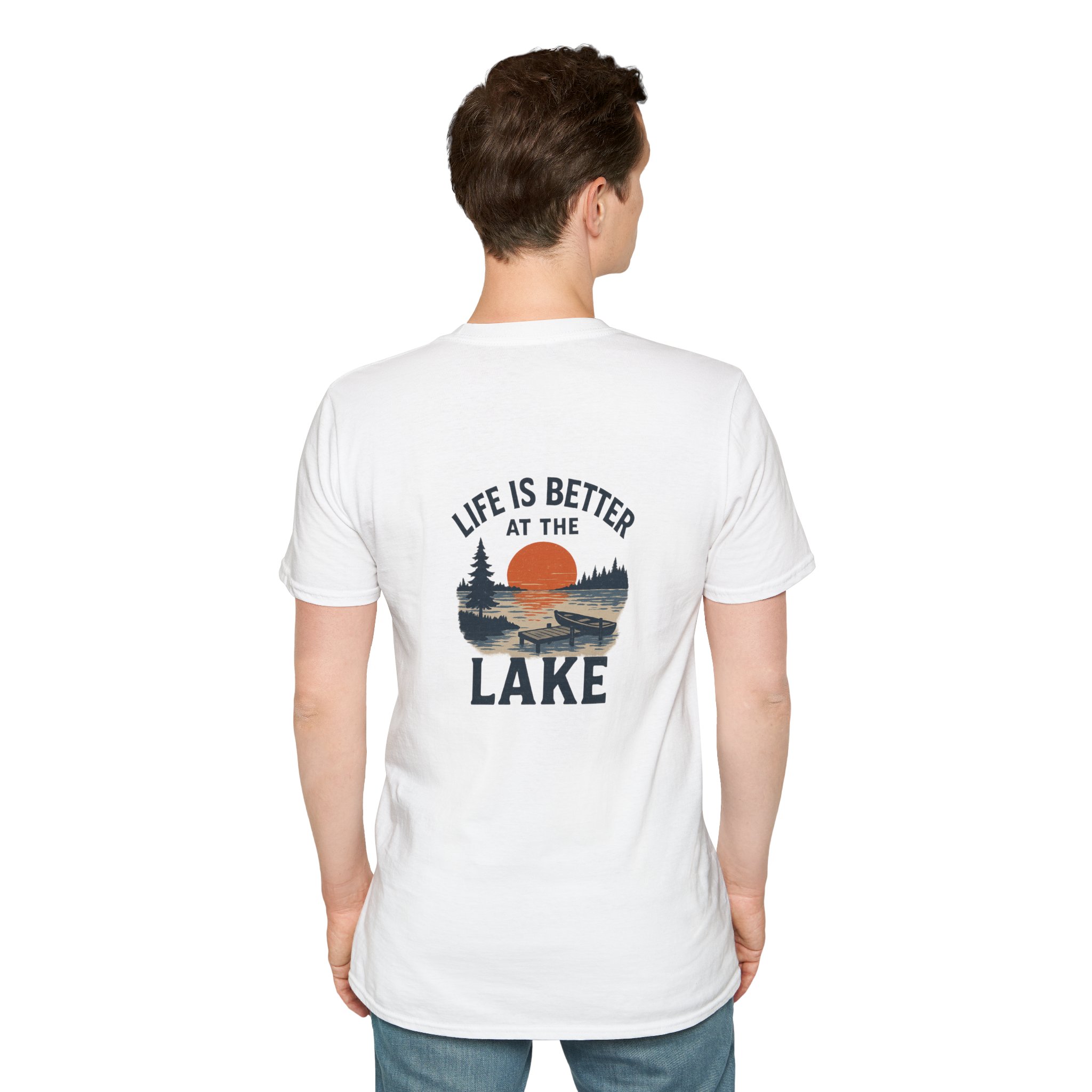 Lake T-Shirt — "Life Is Better at the Lake" Scenic Sunset Tee - Image 4
