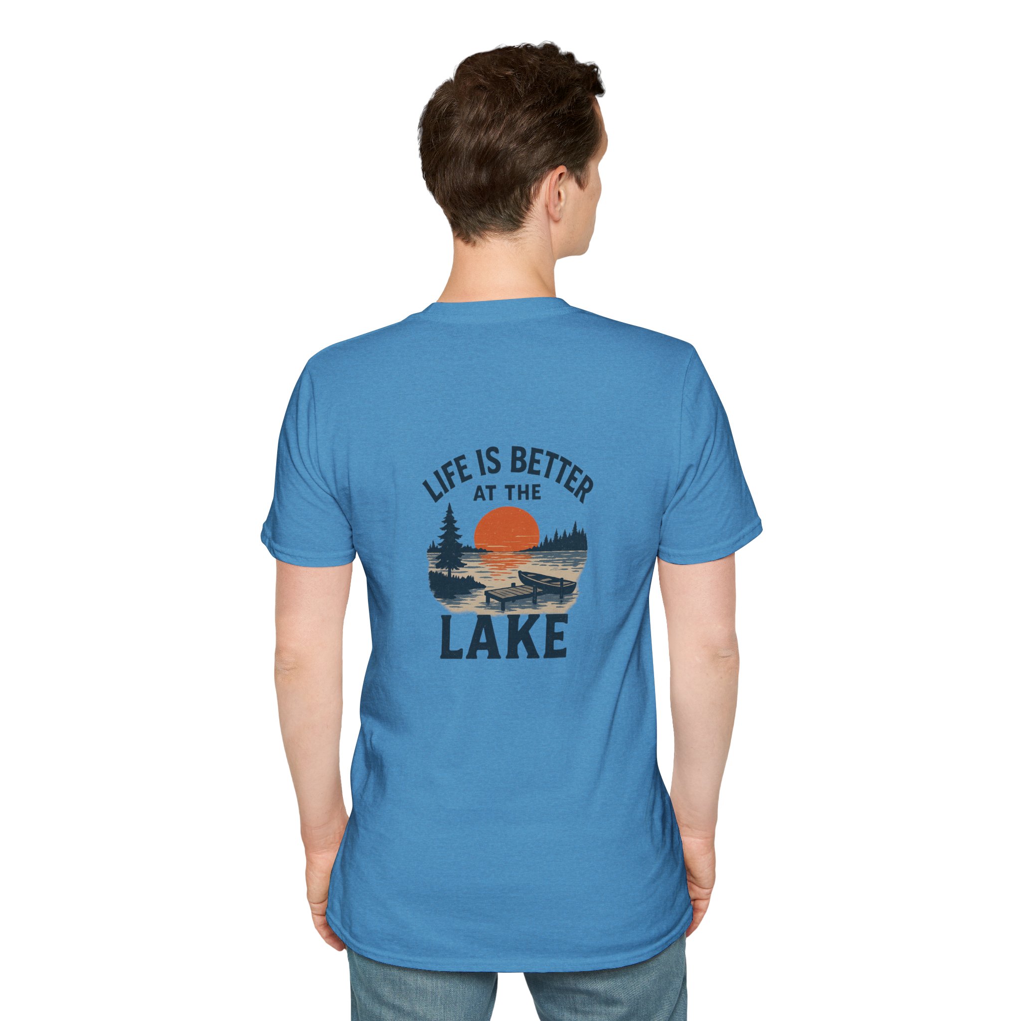 Lake T-Shirt — "Life Is Better at the Lake" Scenic Sunset Tee - Image 42