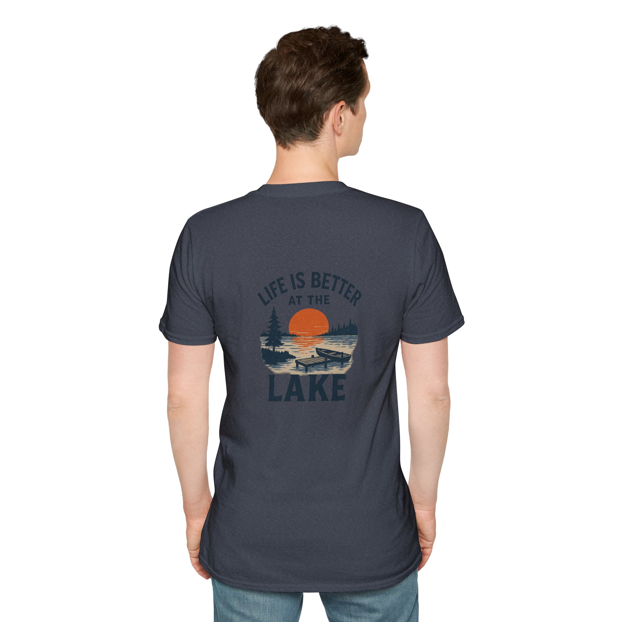 Lake T-Shirt — "Life Is Better at the Lake" Scenic Sunset Tee - Image 60