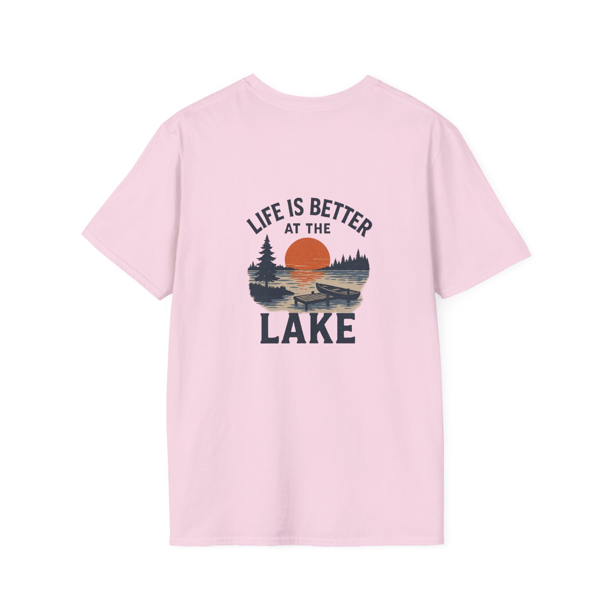 Lake T-Shirt — "Life Is Better at the Lake" Scenic Sunset Tee - Image 70