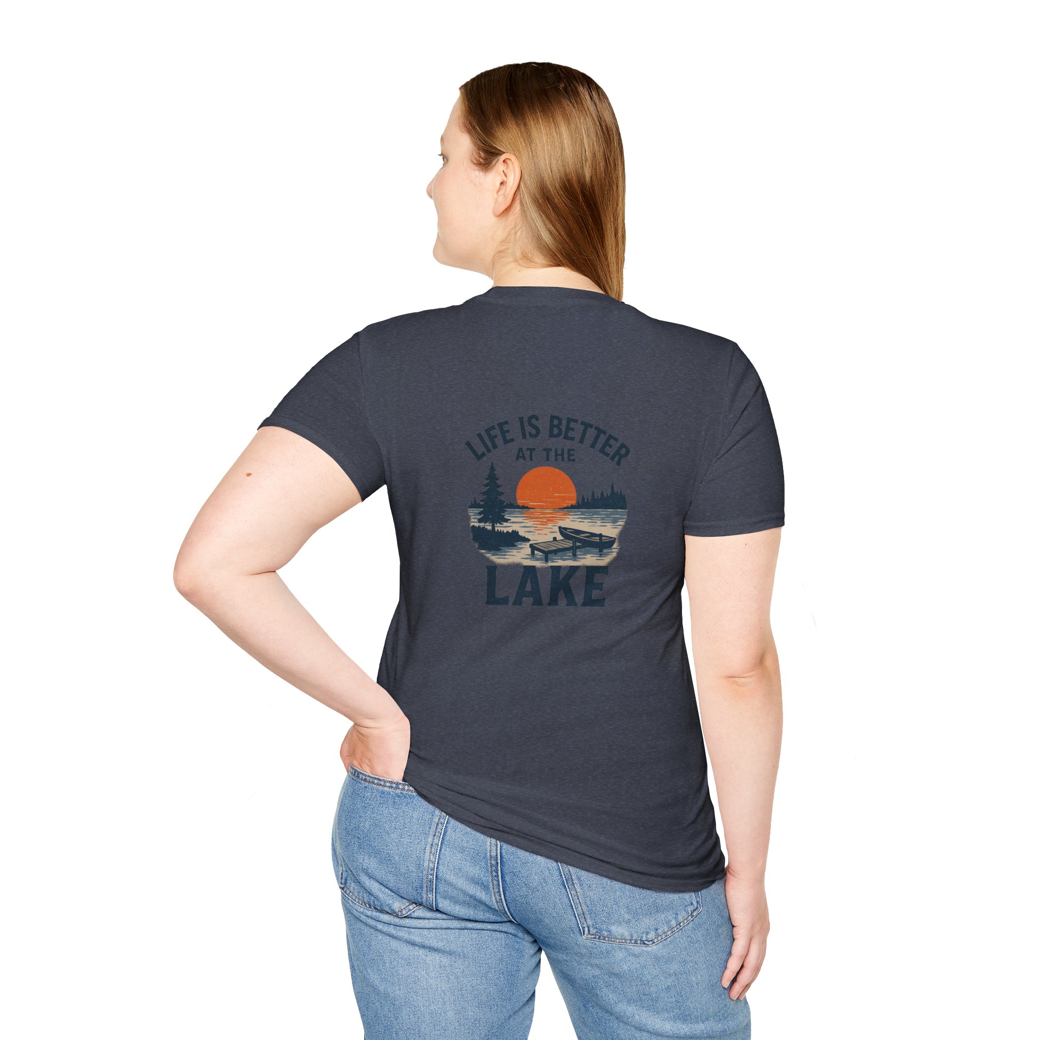 Lake T-Shirt — "Life Is Better at the Lake" Scenic Sunset Tee - Image 62