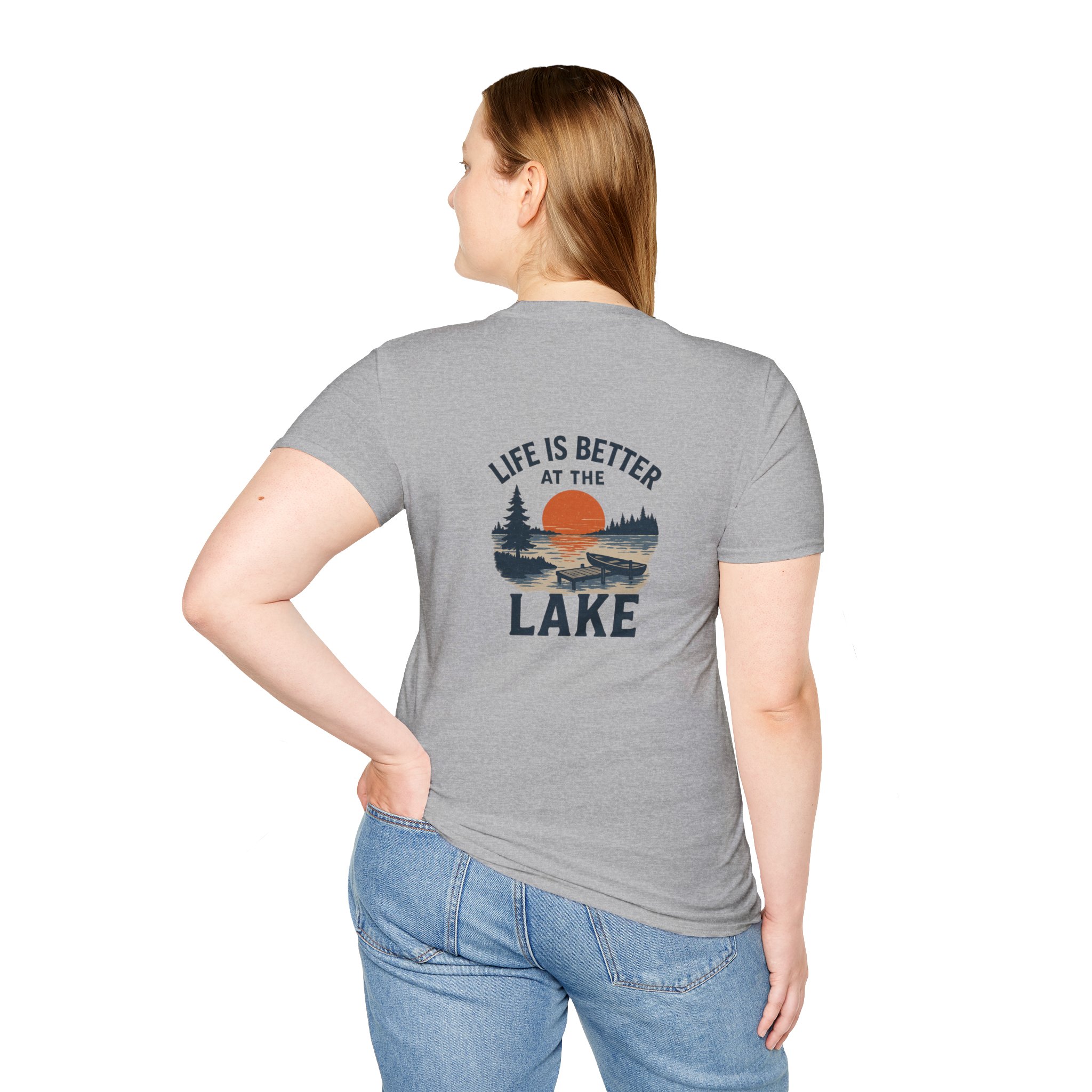 Lake T-Shirt — "Life Is Better at the Lake" Scenic Sunset Tee - Image 25