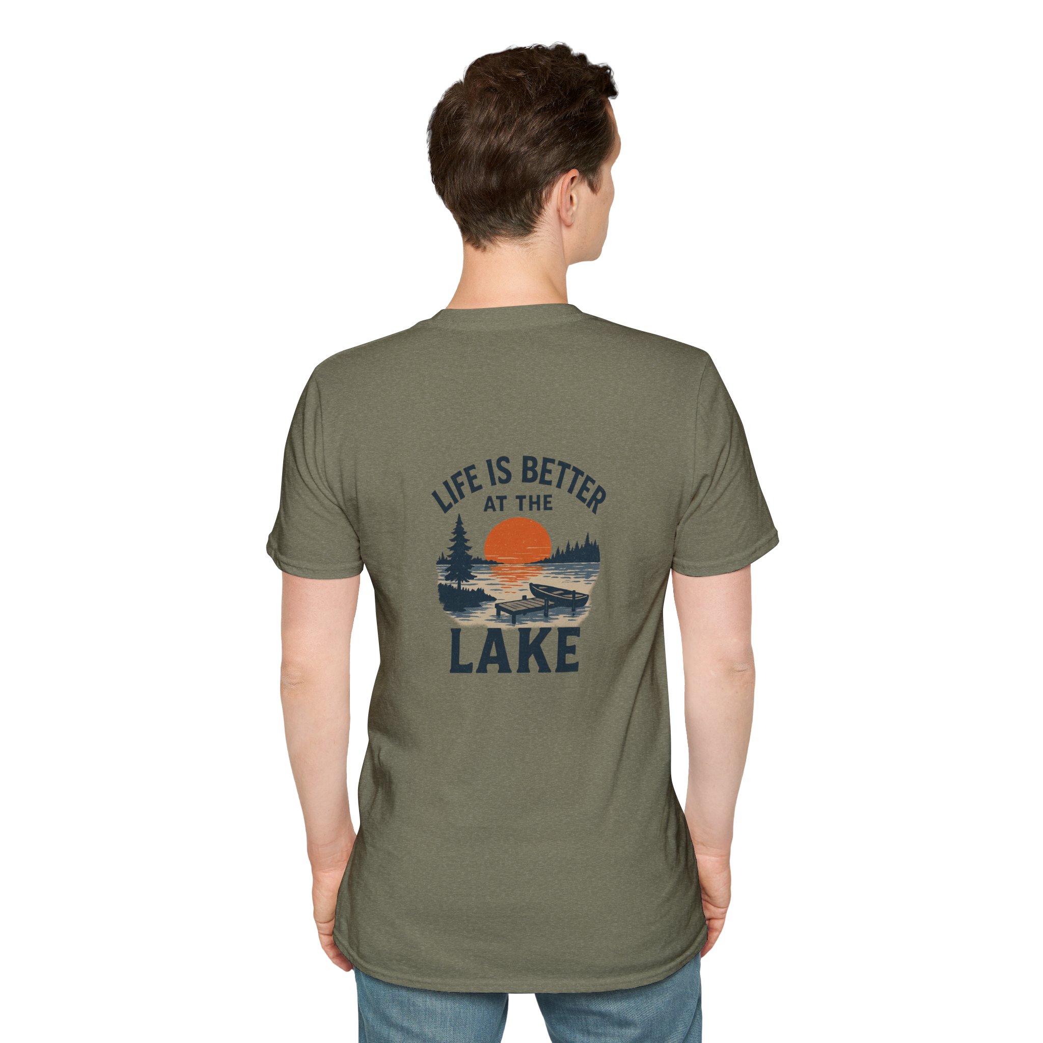 Lake T-Shirt — "Life Is Better at the Lake" Scenic Sunset Tee - Image 29