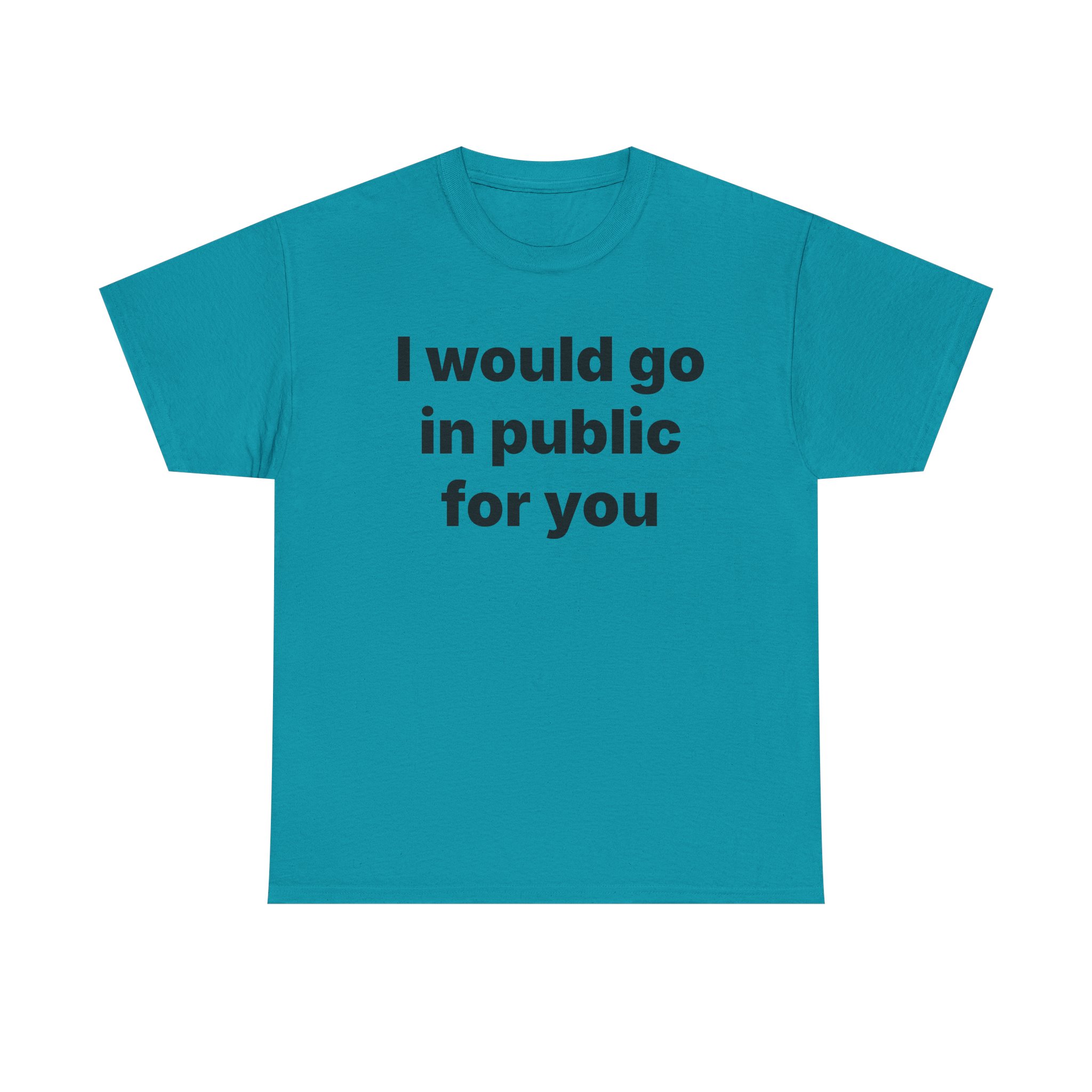 I Would Go In Public For You Tee - Image 17