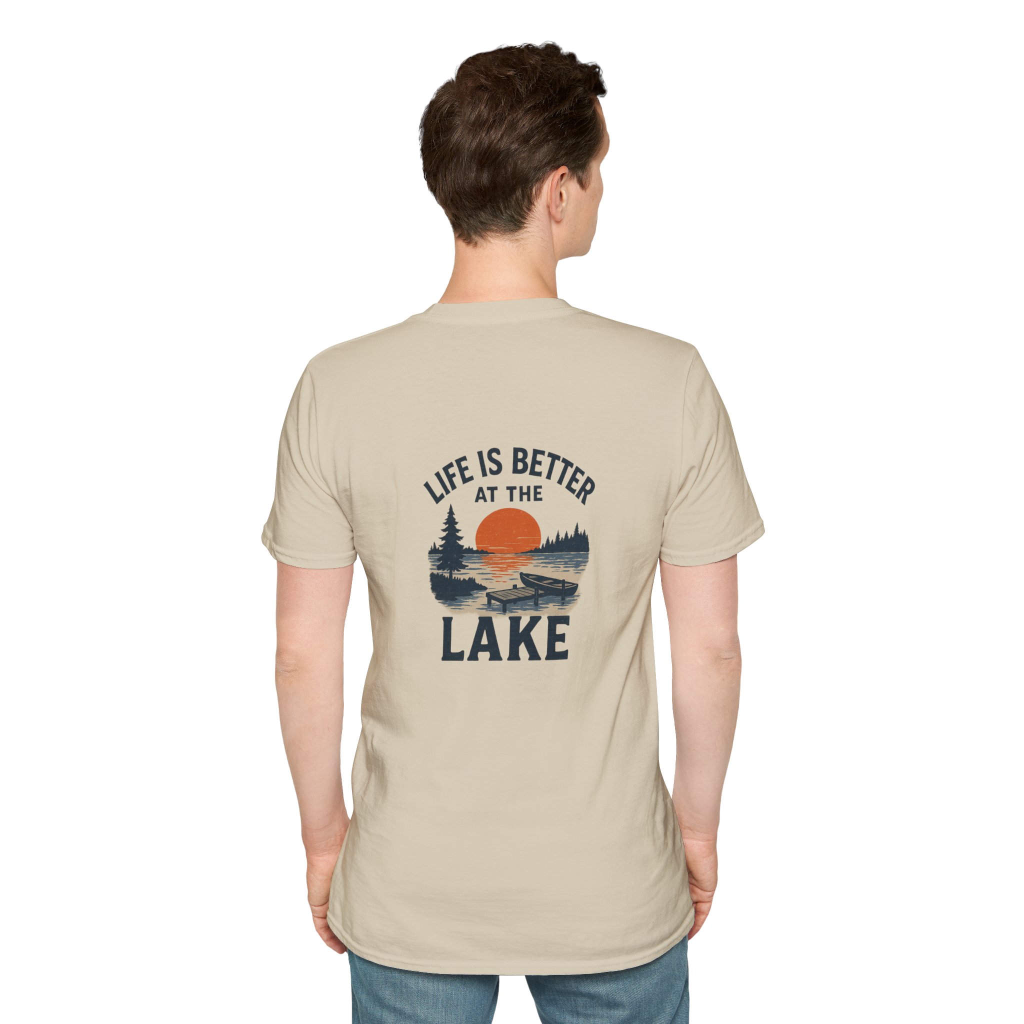 Lake T-Shirt — "Life Is Better at the Lake" Scenic Sunset Tee - Image 11