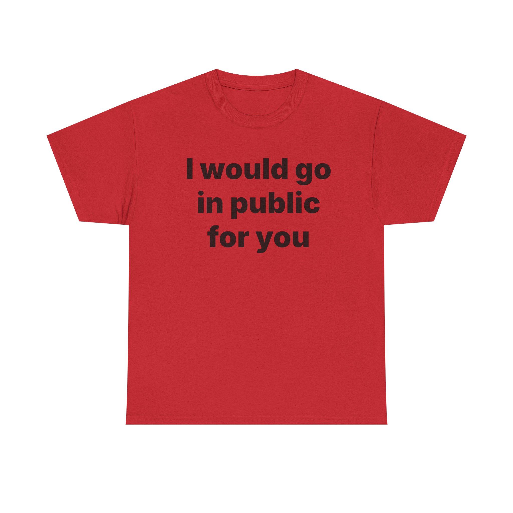 I Would Go In Public For You Tee - Image 29