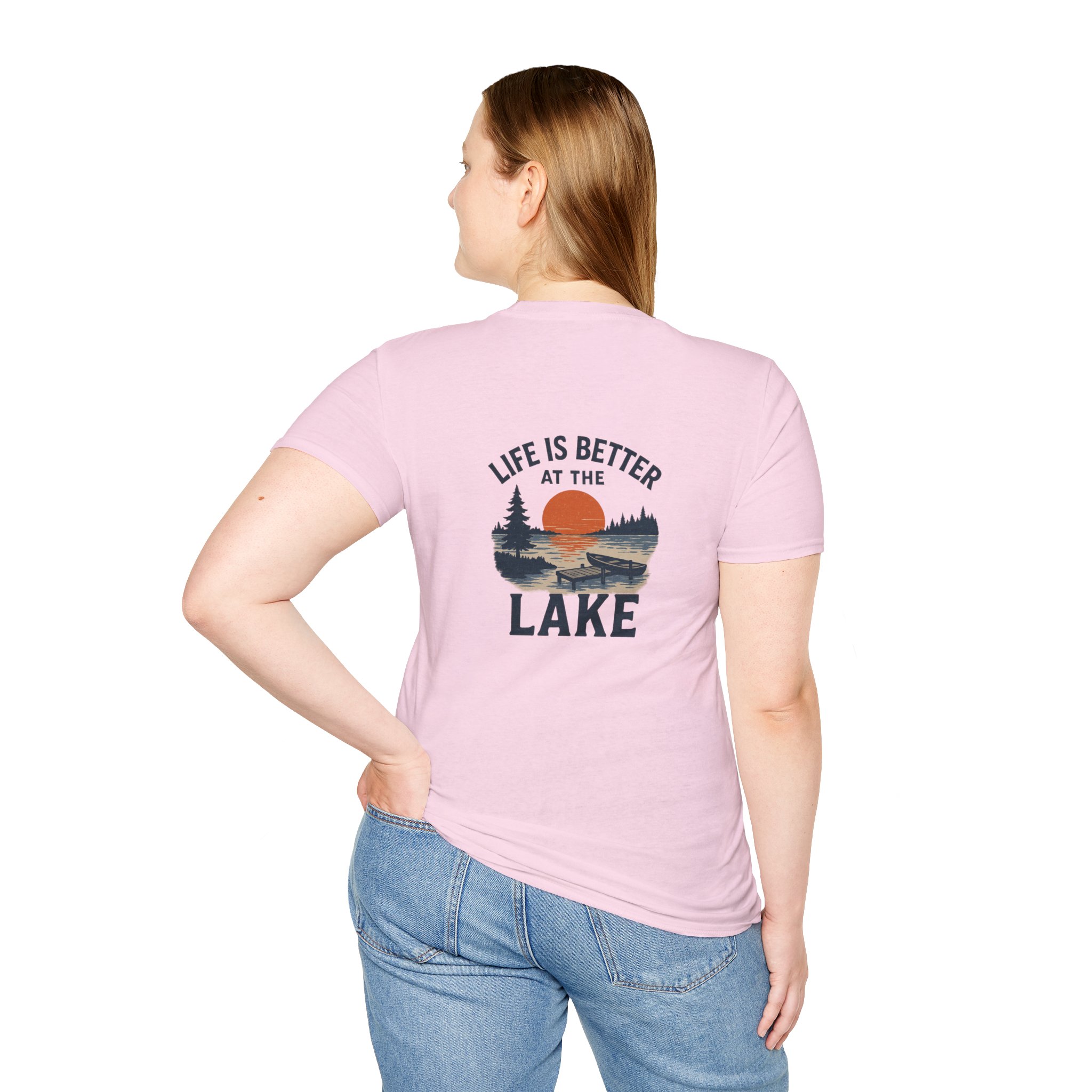Lake T-Shirt — "Life Is Better at the Lake" Scenic Sunset Tee - Image 68